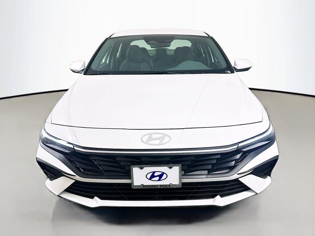 New 2026 Hyundai Elantra Hybrid Blue Sedan