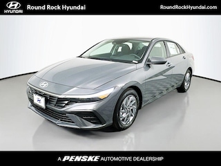 2025 Hyundai Elantra Hybrid Blue Sedan