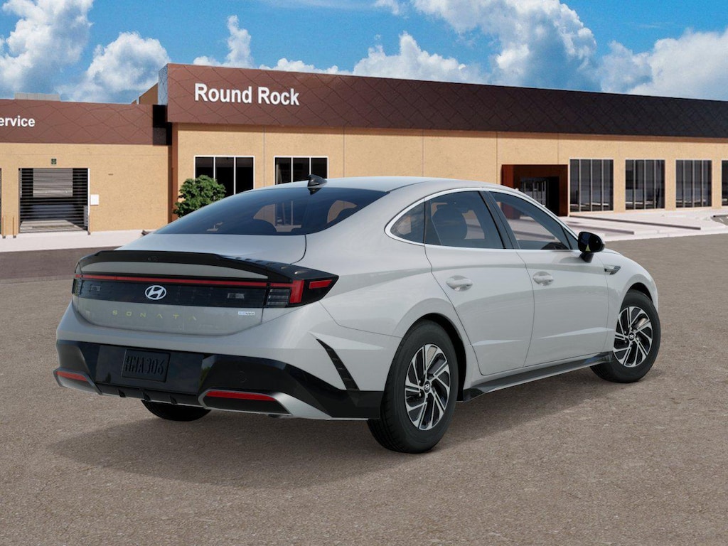 New 2026 Hyundai Sonata Hybrid Blue Sedan