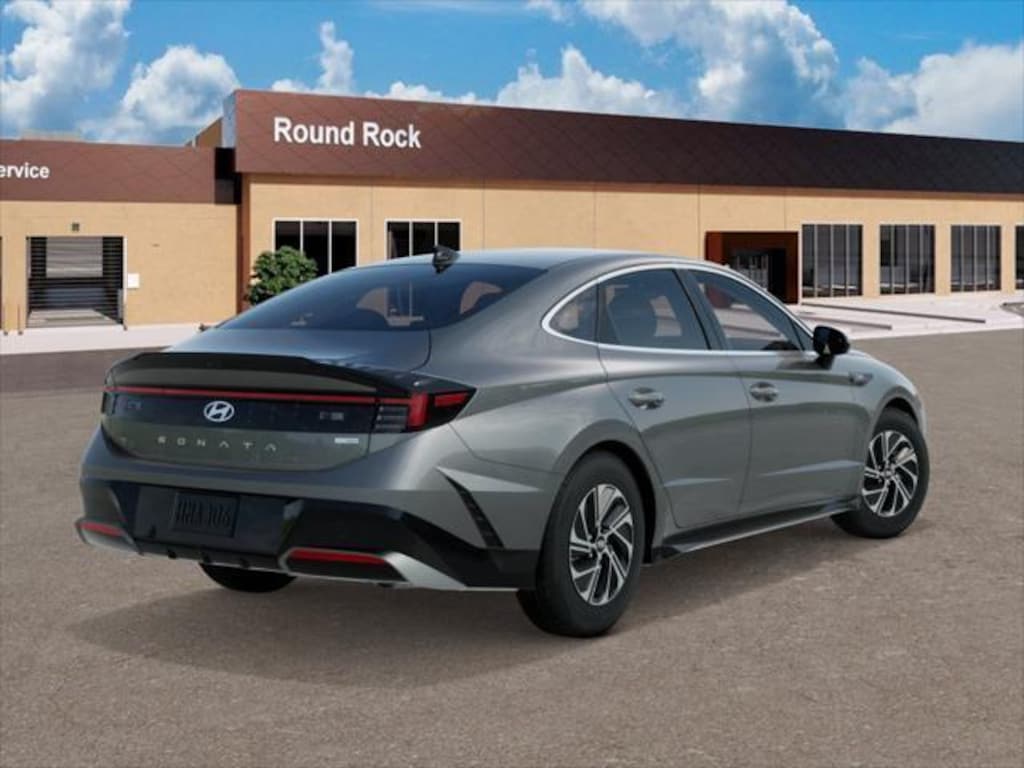 New 2026 Hyundai Sonata Hybrid Blue Sedan