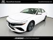 New 2025 Hyundai Elantra Hybrid Blue Sedan
