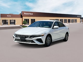 2025 Hyundai Elantra Hybrid Blue Sedan