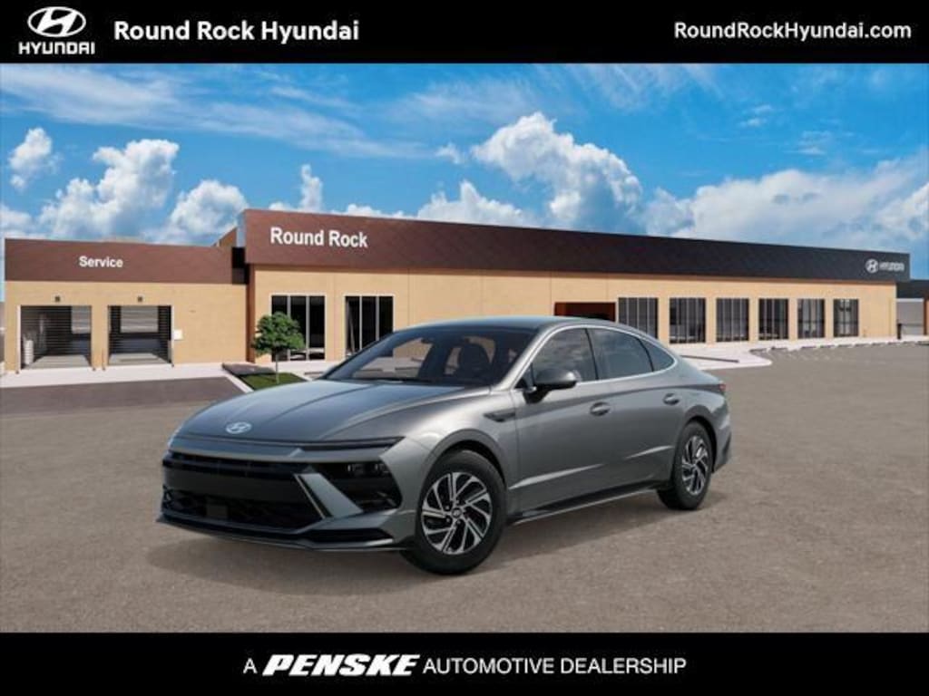 New 2026 Hyundai Sonata Hybrid Blue Sedan