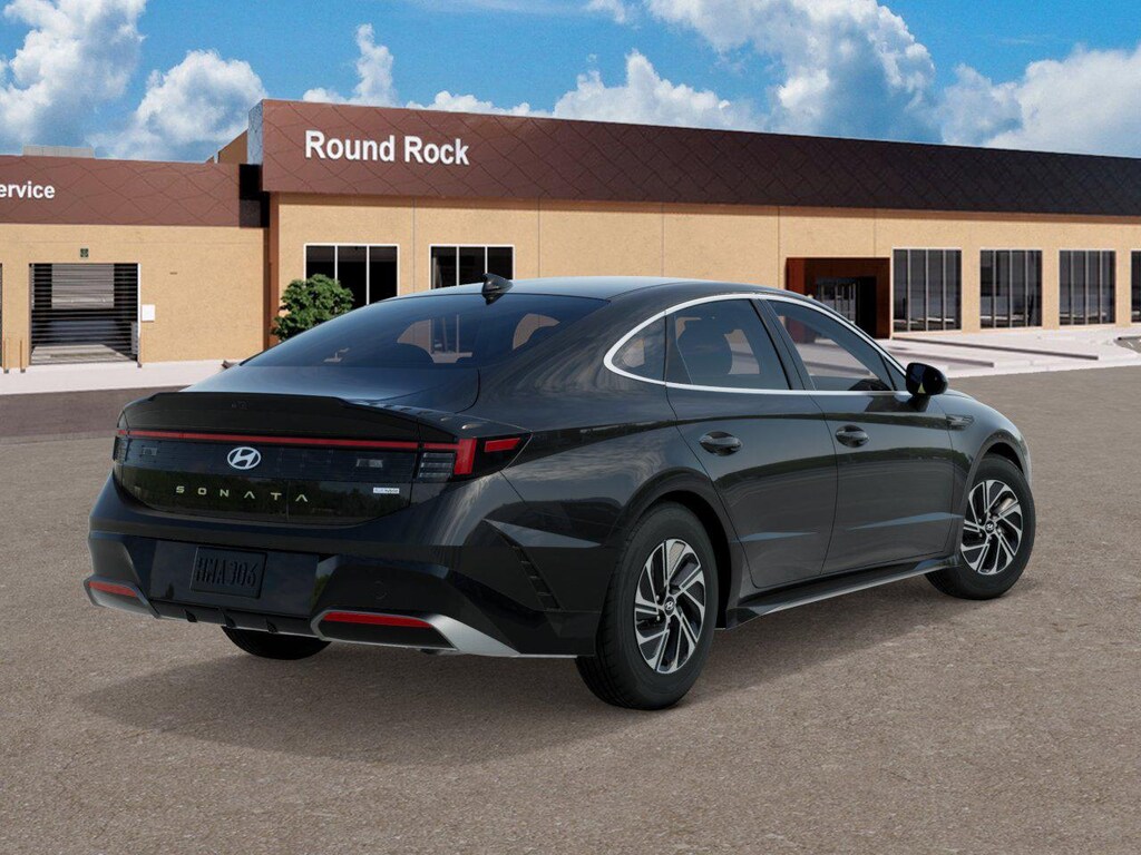 New 2026 Hyundai Sonata Hybrid Blue Sedan