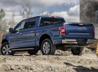 Exterior of the 2018 Ford F-150