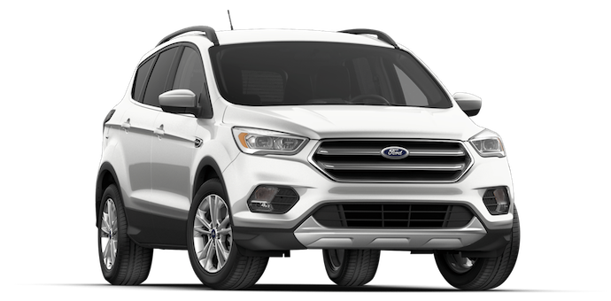 2018 Ford Escape White Platinum