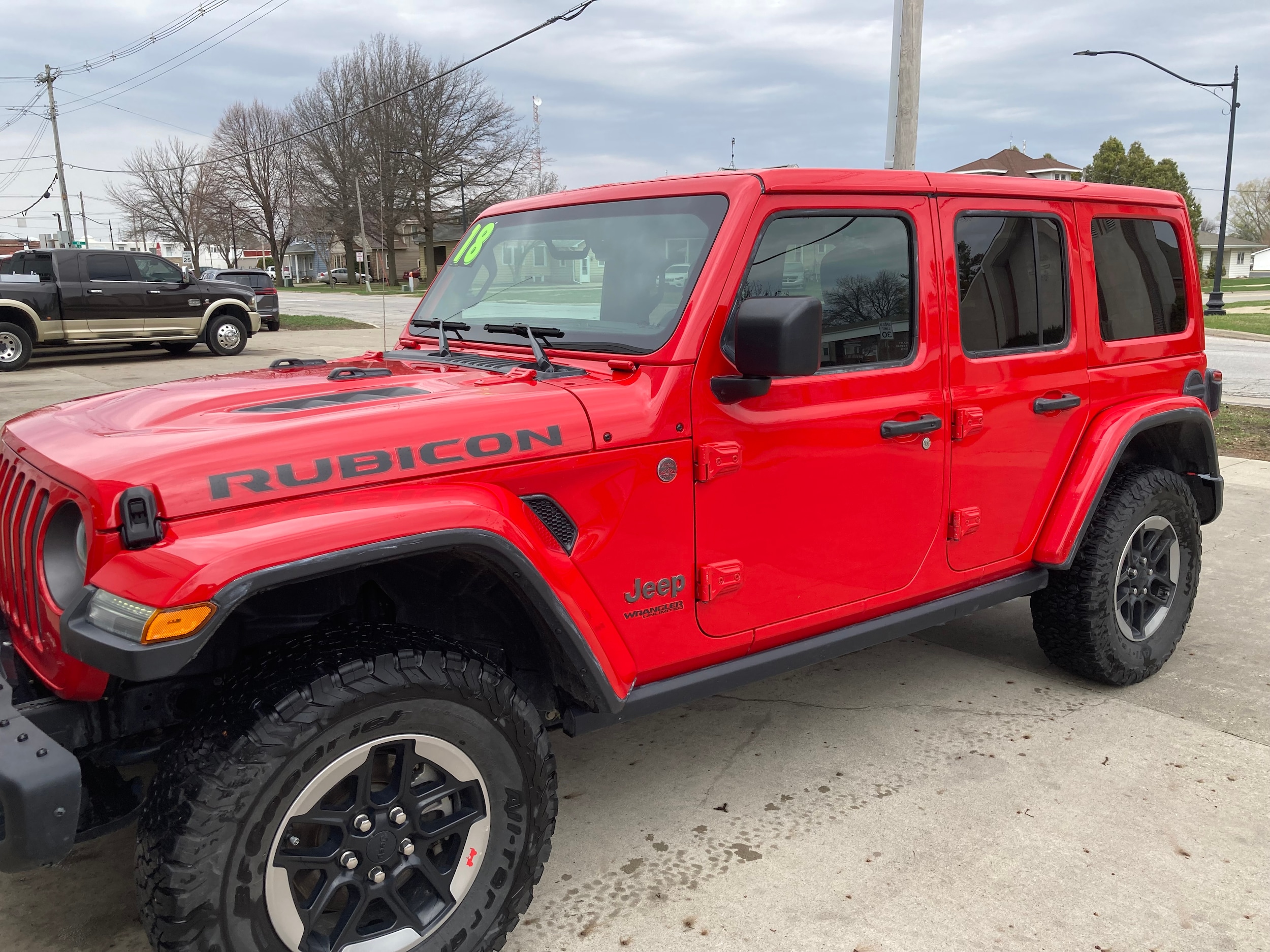 Used 2018 Jeep All-New Wrangler Unlimited Rubicon with VIN 1C4HJXFG7JW148237 for sale in Grundy Center, IA