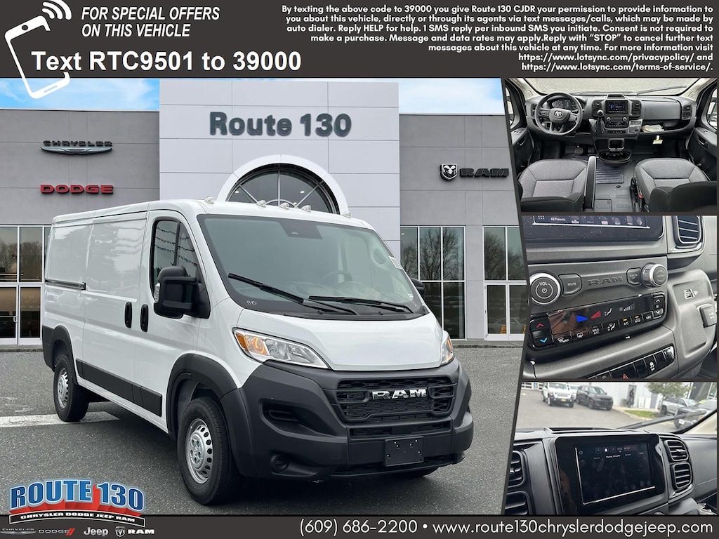 Used 2025 Ram ProMaster Cargo Van Tradesman 1500 Low Roof 136 WB w/Pass Seat Van Cargo Van