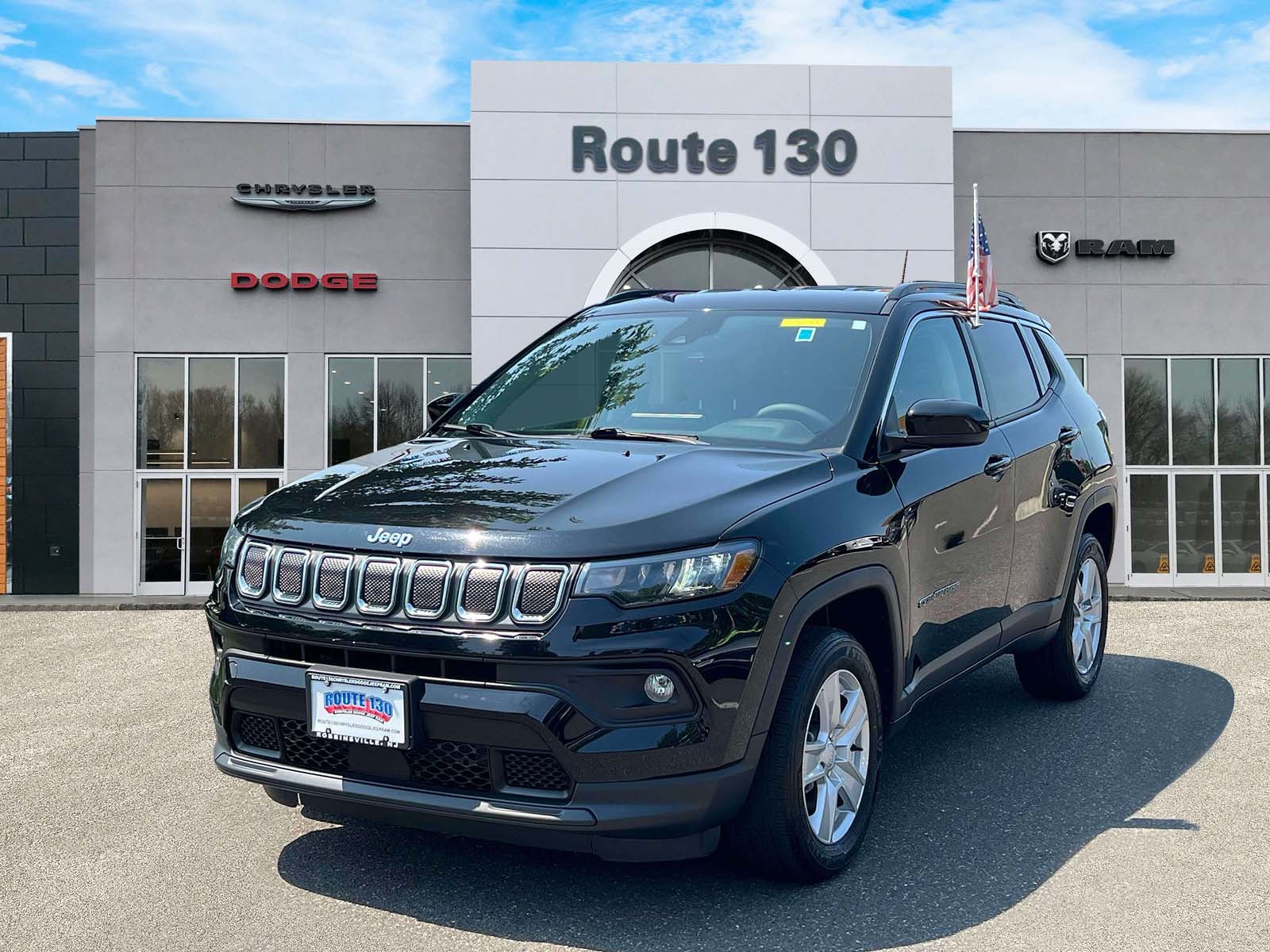 Used 2022 Jeep Compass Latitude with VIN 3C4NJDBB9NT206582 for sale in Trenton, NJ