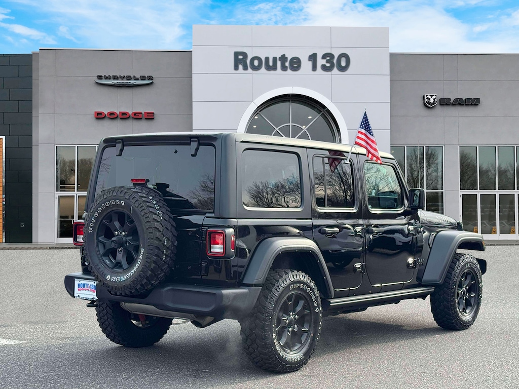 Used 2021 Jeep Wrangler Unlimited Willys 4x4 SUV