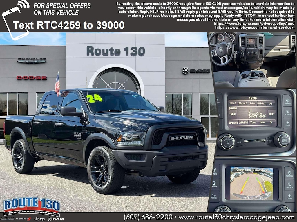 Used 2024 Ram 1500 Classic Warlock 4x4 Crew Cab 57 Box Truck Crew Cab