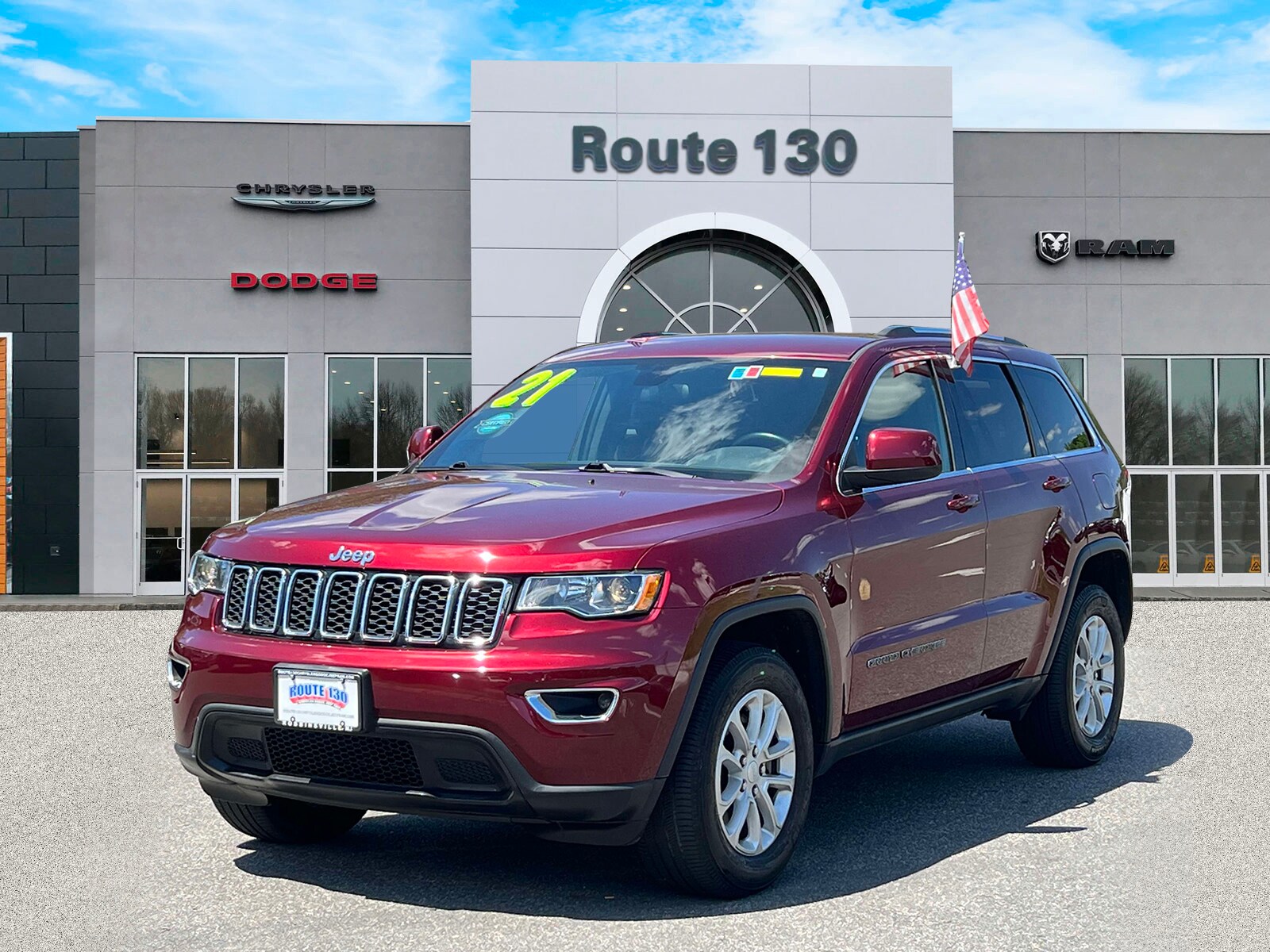 Used 2021 Jeep Grand Cherokee Laredo E with VIN 1C4RJFAG7MC655408 for sale in Robbinsville, NJ