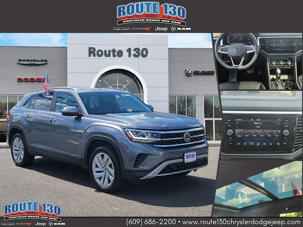 Used 2022 Volkswagen Atlas Cross Sport 3.6L V6 SE w/Technology 4MOTION SUV