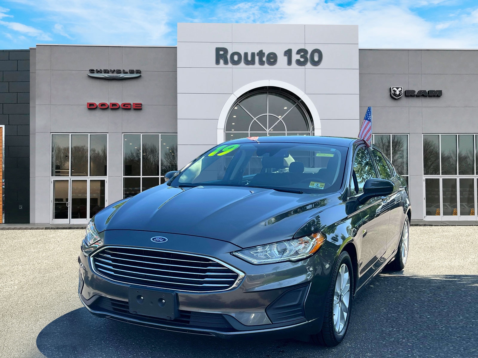 Used 2019 Ford Fusion SE with VIN 3FA6P0HD8KR212991 for sale in Trenton, NJ