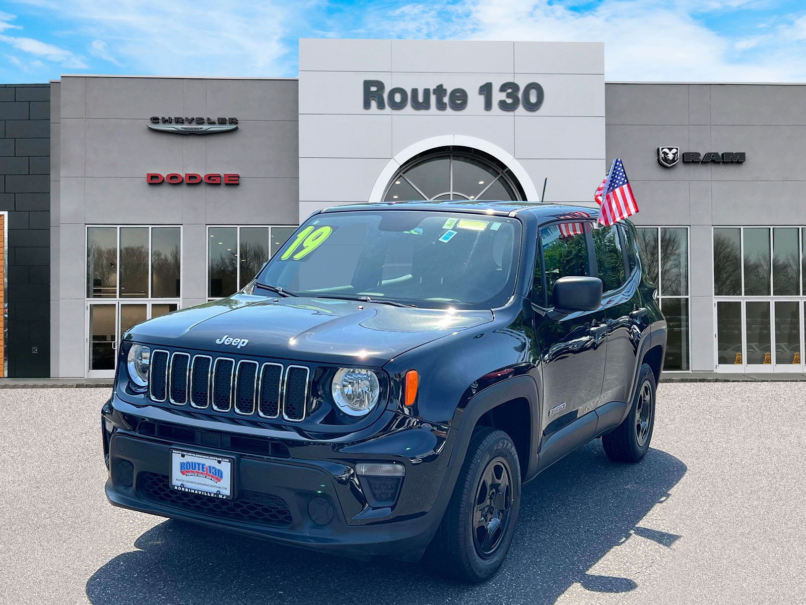 Used 2019 Jeep Renegade Sport with VIN ZACNJBAB1KPJ75608 for sale in Trenton, NJ