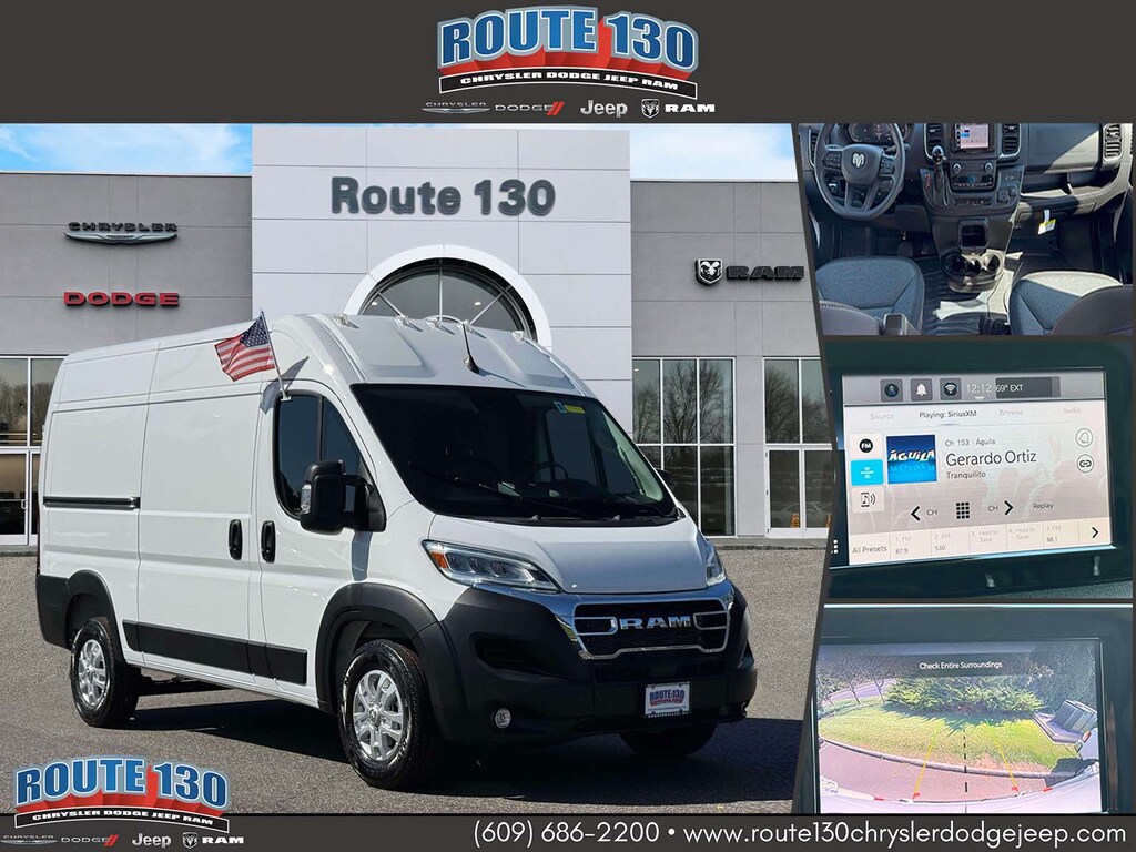Used 2025 Ram ProMaster Cargo Van SLT 1500 High Roof 136 WB Van Cargo Van