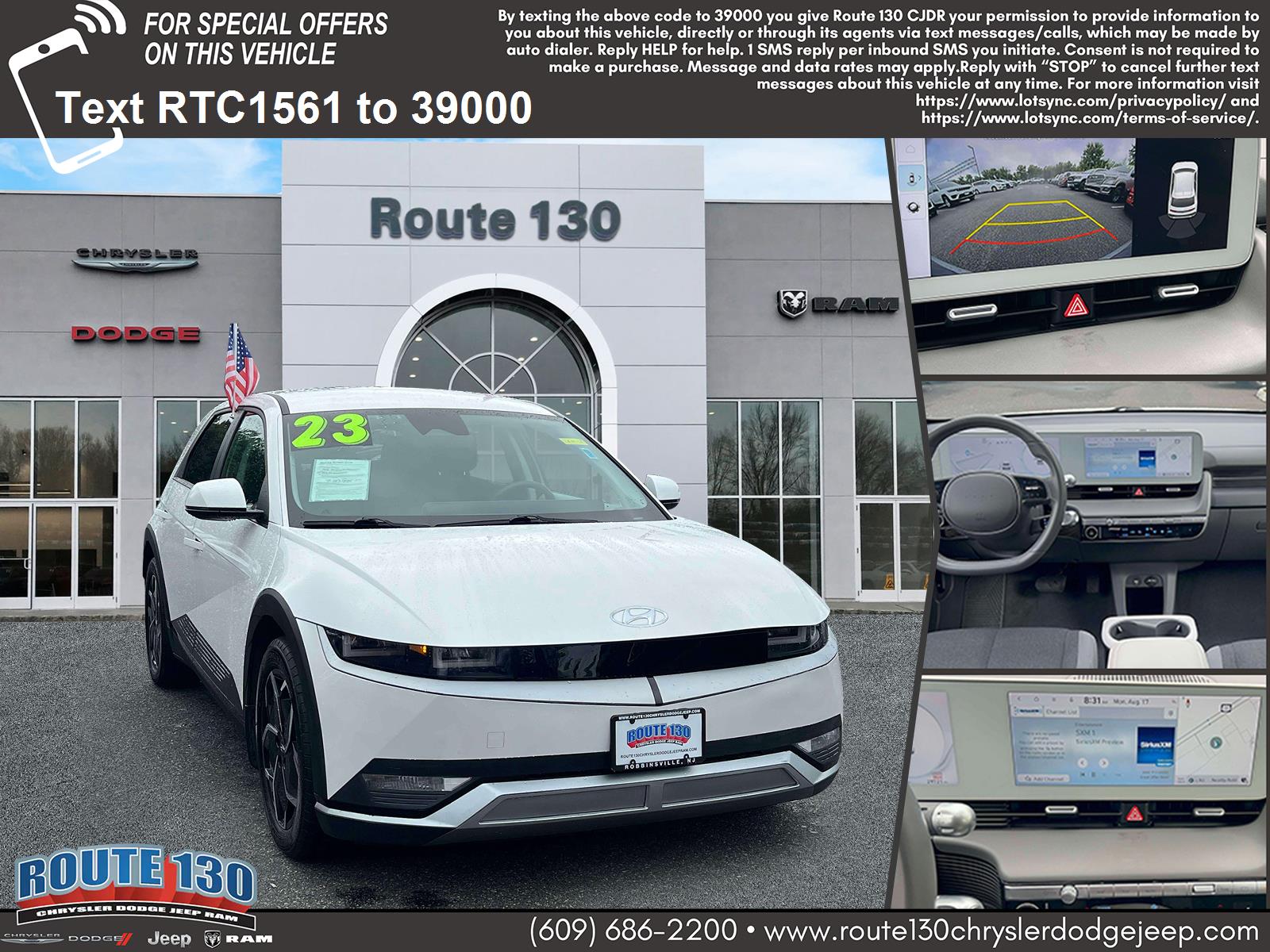 Used 2023 Hyundai IONIQ 5 SE with VIN KM8KMDAF2PU181561 for sale in Trenton, NJ