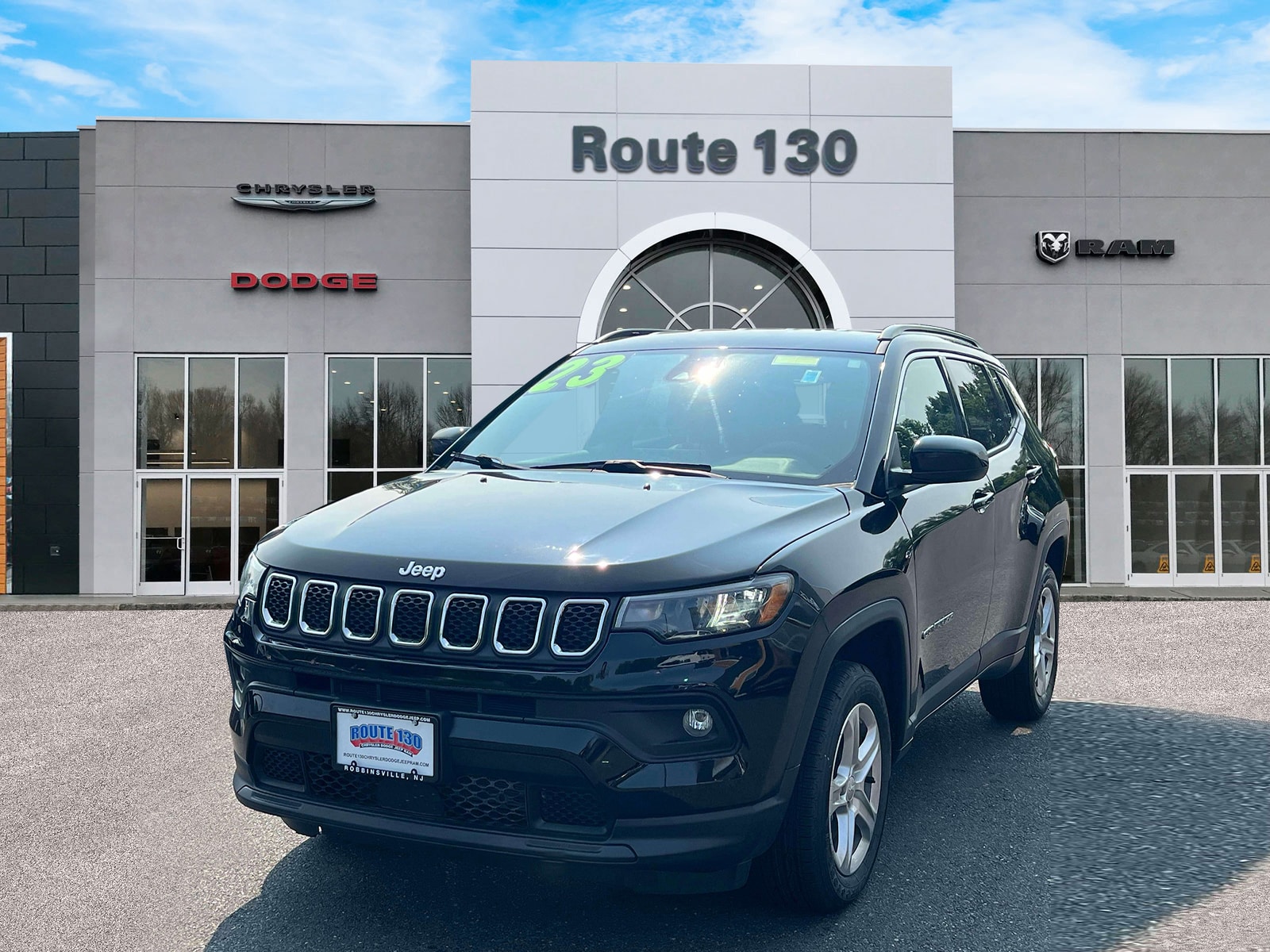Used 2023 Jeep Compass Latitude with VIN 3C4NJDBN8PT528143 for sale in Trenton, NJ