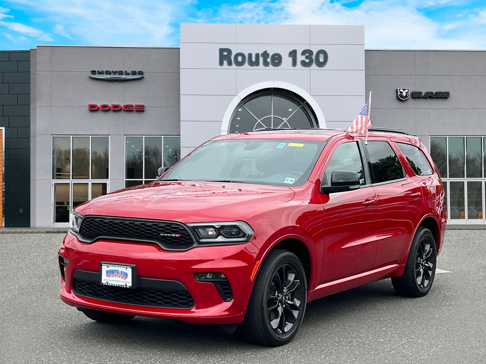 Used 2021 Dodge Durango GT Plus with VIN 1C4RDJDG1MC751217 for sale in Robbinsville, NJ