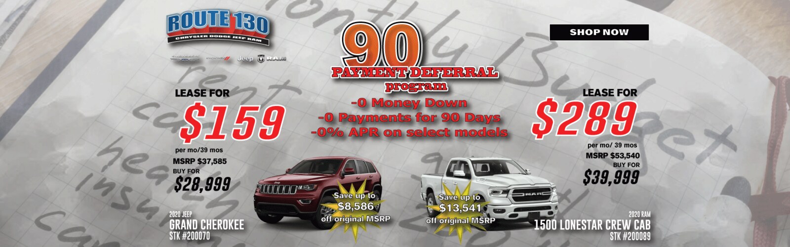 Route 130 Chrysler Dodge Jeep Ram New Dodge, Jeep, Chrysler, Ram