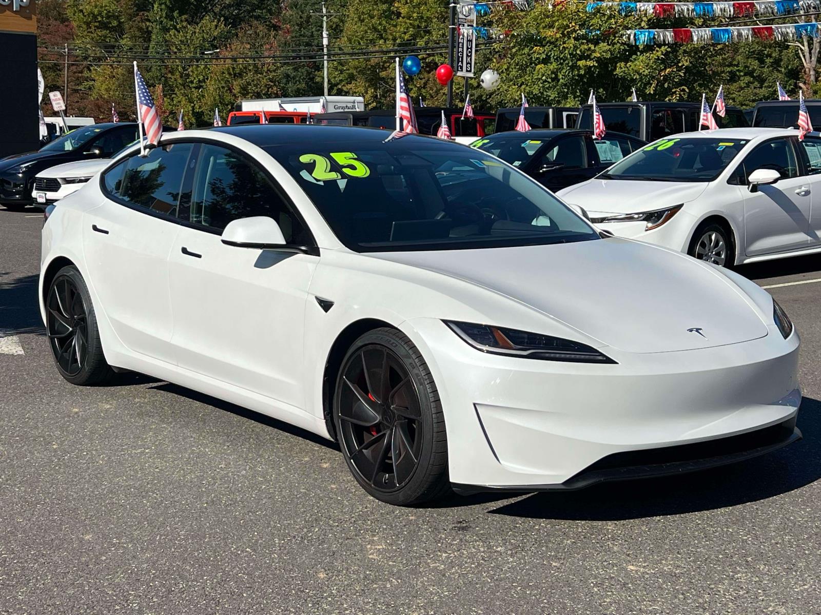 Used 2025 Tesla Model 3 Performance with VIN 5YJ3E1ET0SF931237 for sale in Trenton, NJ
