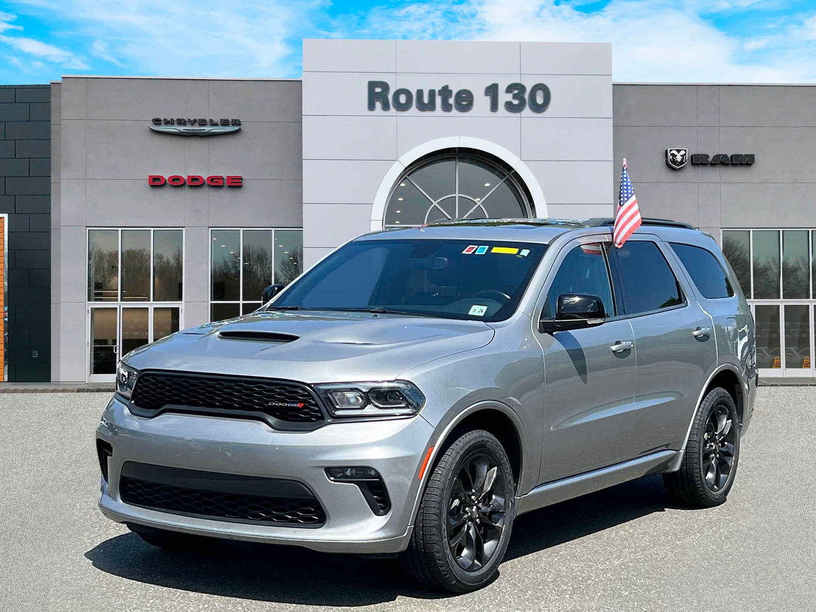 Used 2021 Dodge Durango GT Plus with VIN 1C4RDJDG2MC557134 for sale in Robbinsville, NJ