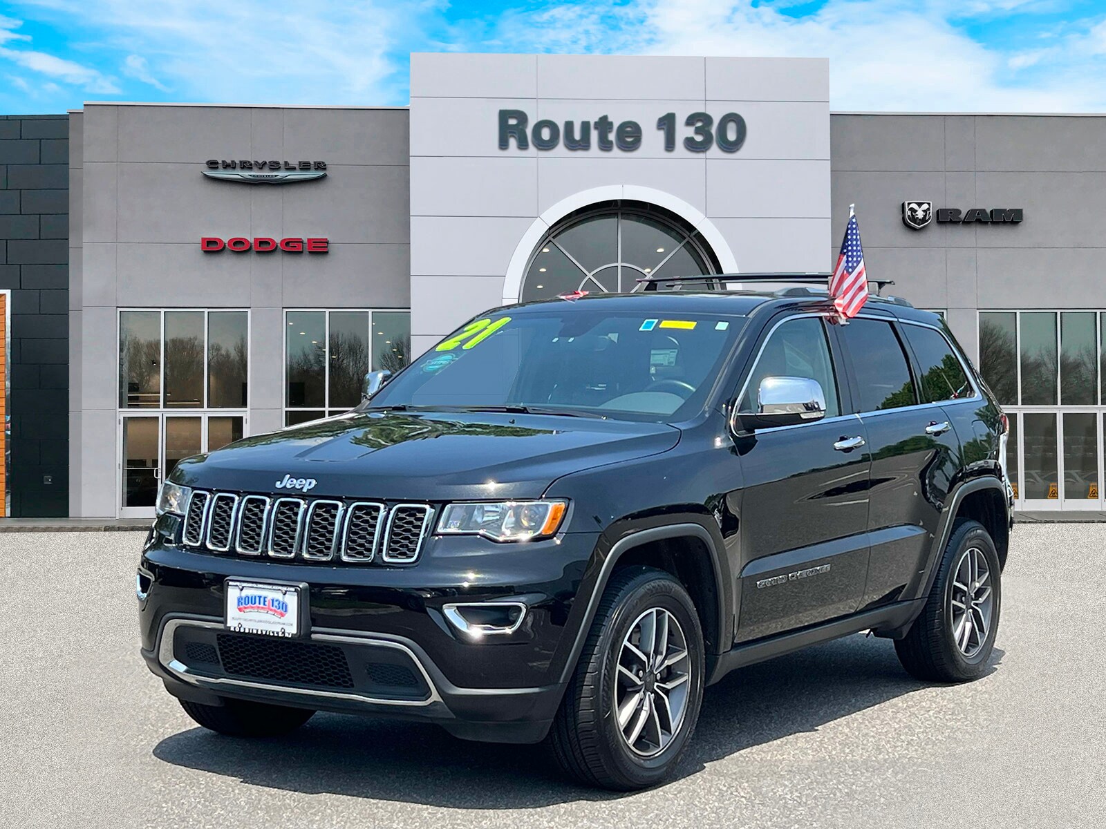 Used 2021 Jeep Grand Cherokee Limited with VIN 1C4RJFBG2MC508217 for sale in Robbinsville, NJ