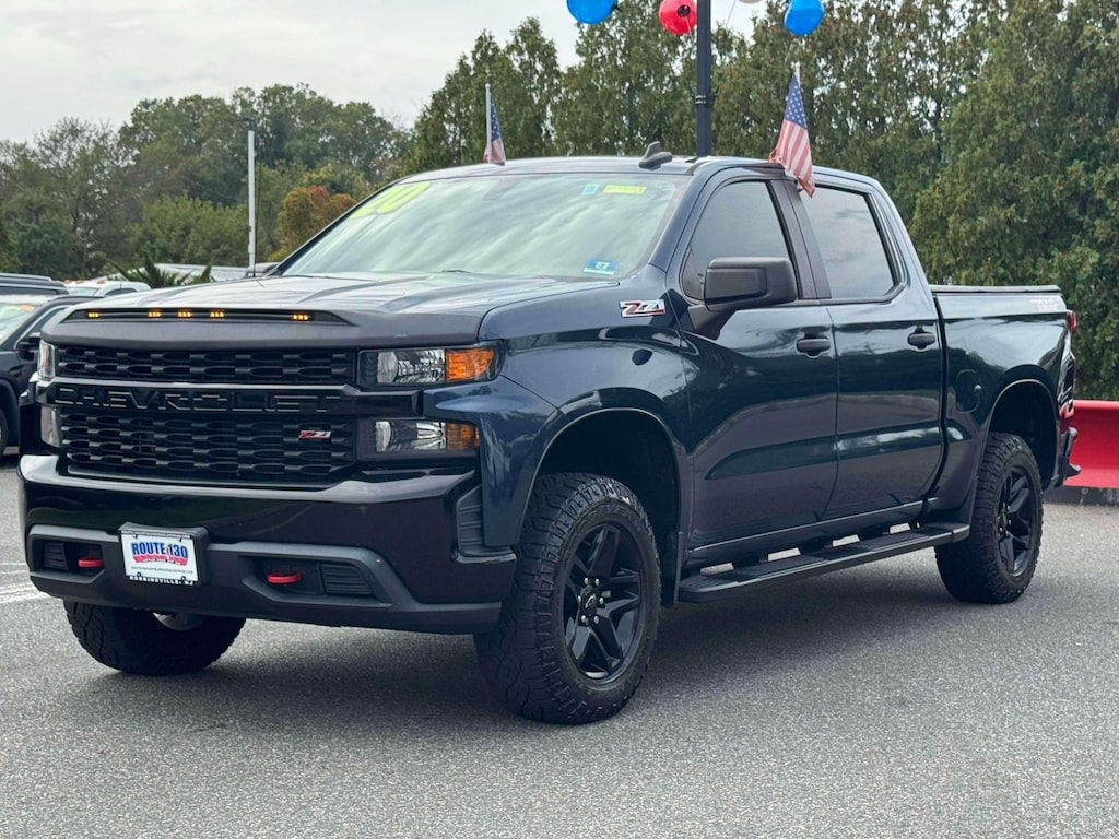 Used 2020 Chevrolet Silverado 1500 4WD Crew Cab 147 Custom Trail Boss Truck Crew Cab