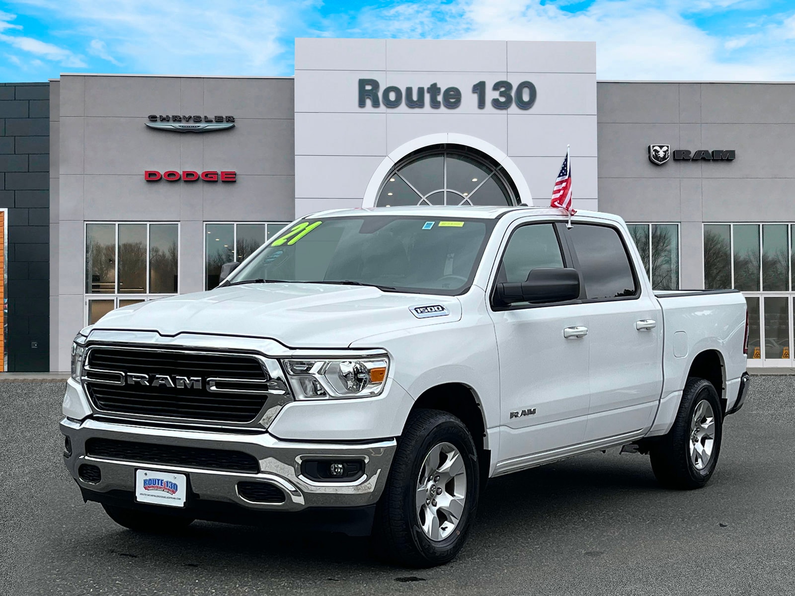 Used 2021 RAM Ram 1500 Pickup Big Horn/Lone Star with VIN 1C6RRFFG4MN536194 for sale in Robbinsville, NJ