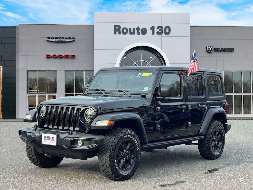 Used 2021 Jeep Wrangler Unlimited Willys 4x4 SUV