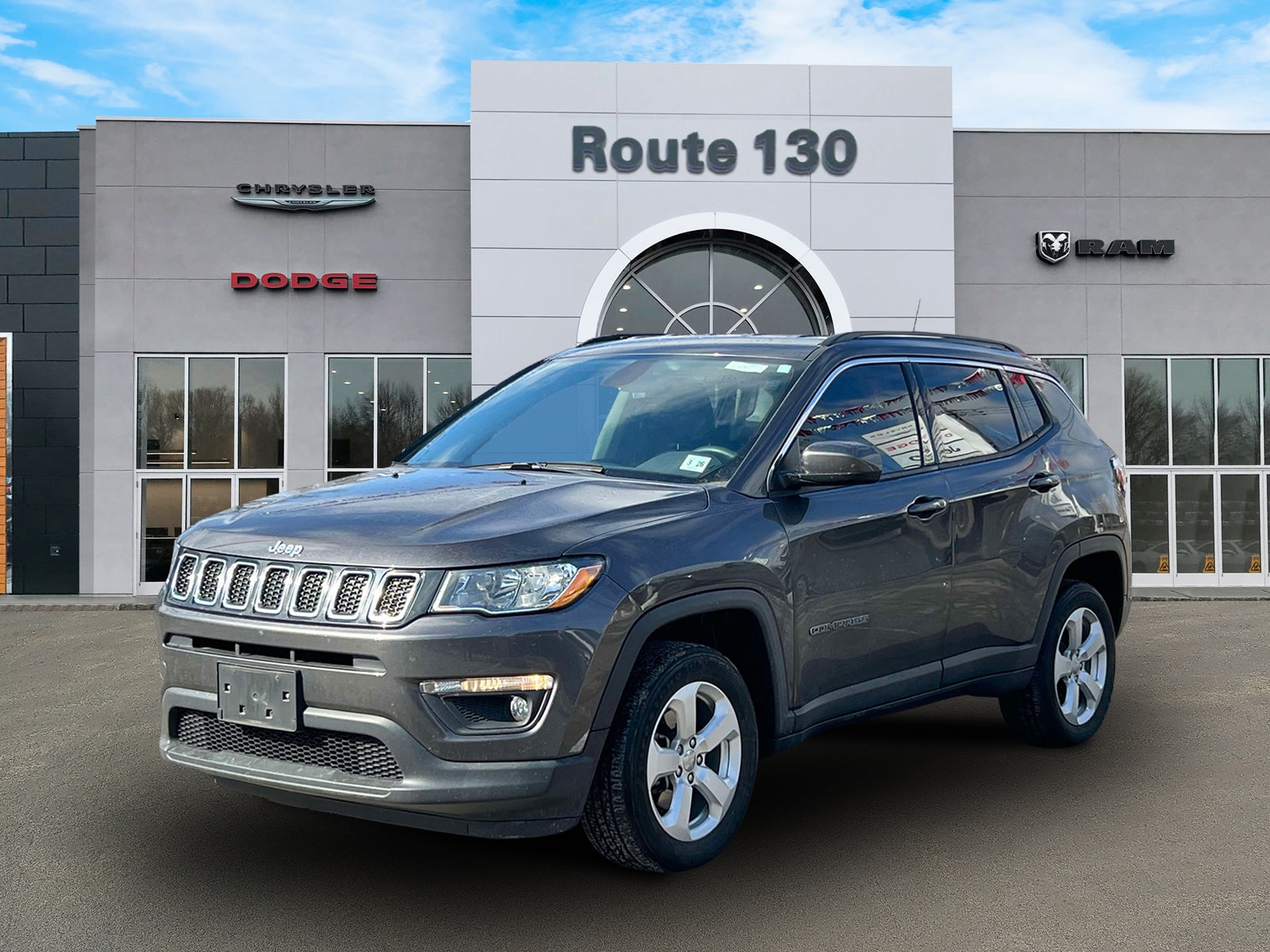 Used 2021 Jeep Compass Latitude with VIN 3C4NJDBB3MT545532 for sale in Robbinsville, NJ