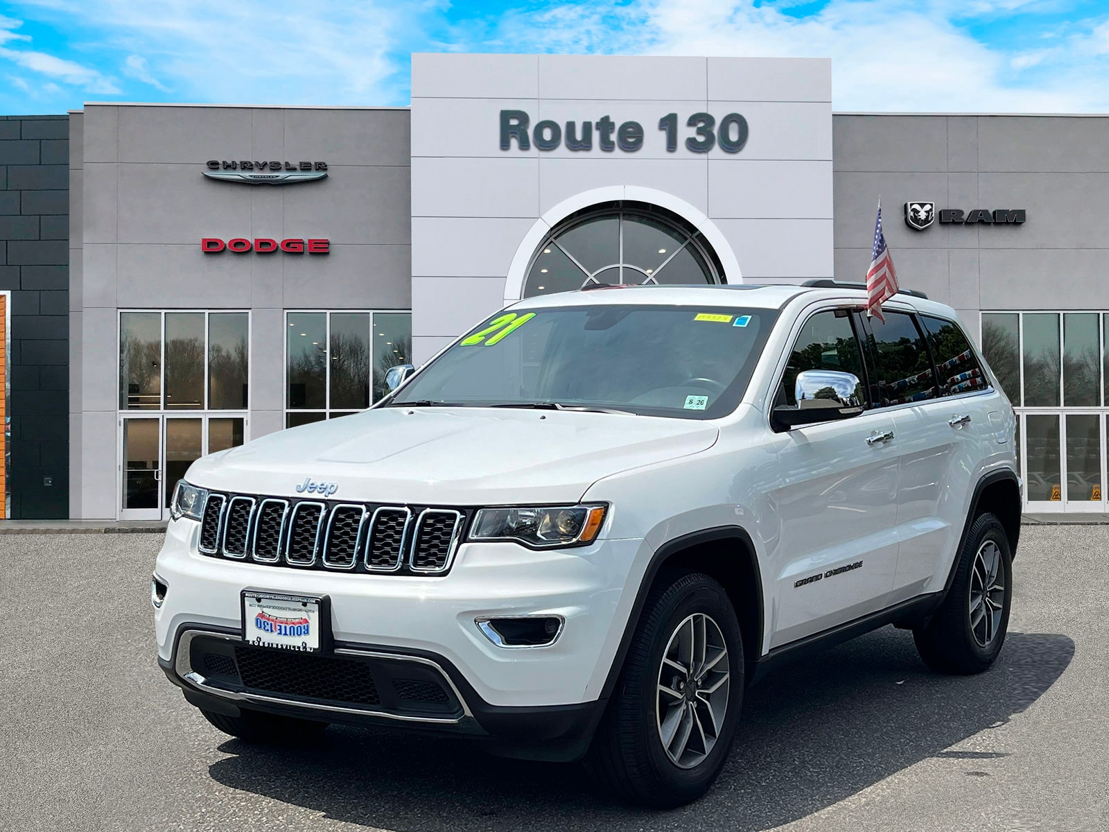 Used 2021 Jeep Grand Cherokee Limited with VIN 1C4RJFBG2MC801521 for sale in Robbinsville, NJ