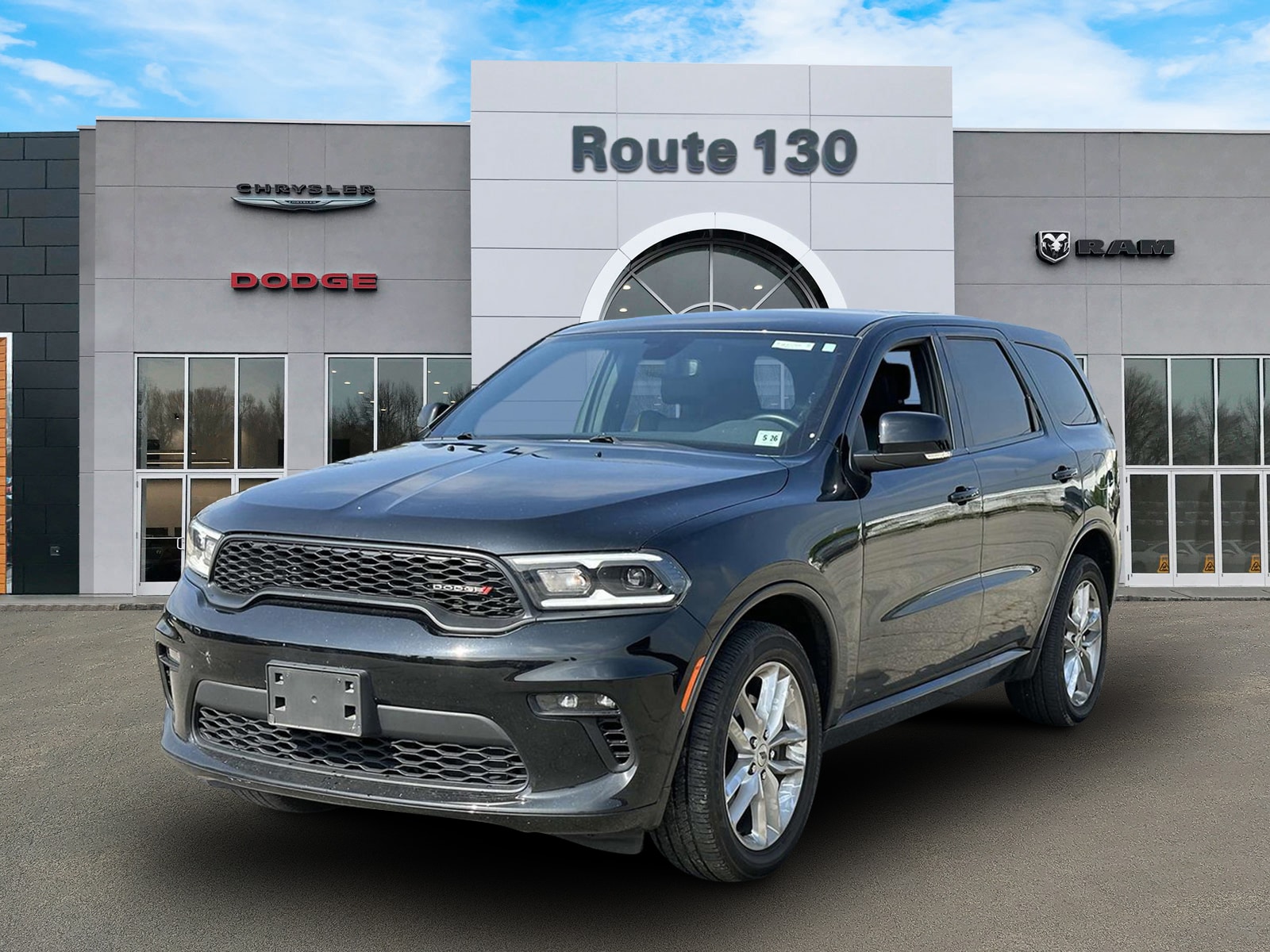 Used 2021 Dodge Durango GT Plus with VIN 1C4RDJDG7MC695221 for sale in Robbinsville, NJ