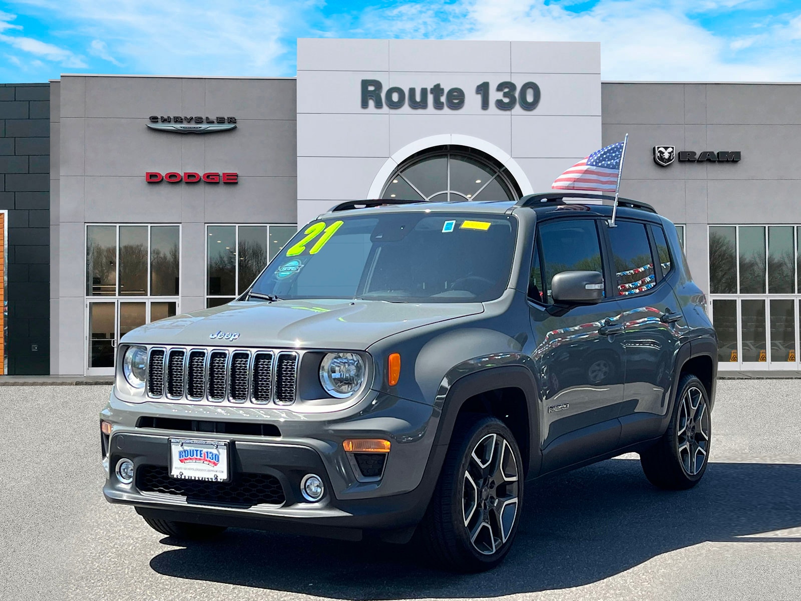 Used 2021 Jeep Renegade Limited with VIN ZACNJDD16MPM08285 for sale in Robbinsville, NJ