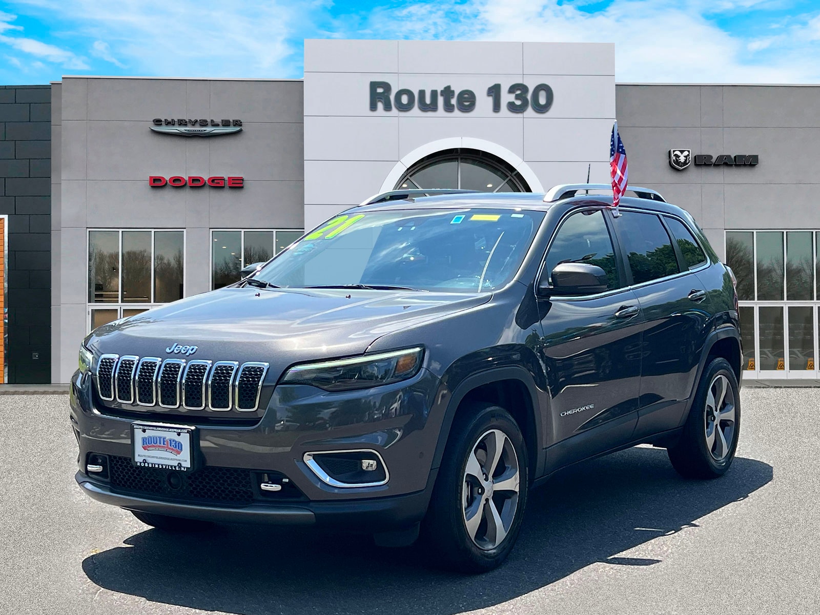 Used 2021 Jeep Cherokee Limited with VIN 1C4PJMDX1MD139627 for sale in Robbinsville, NJ