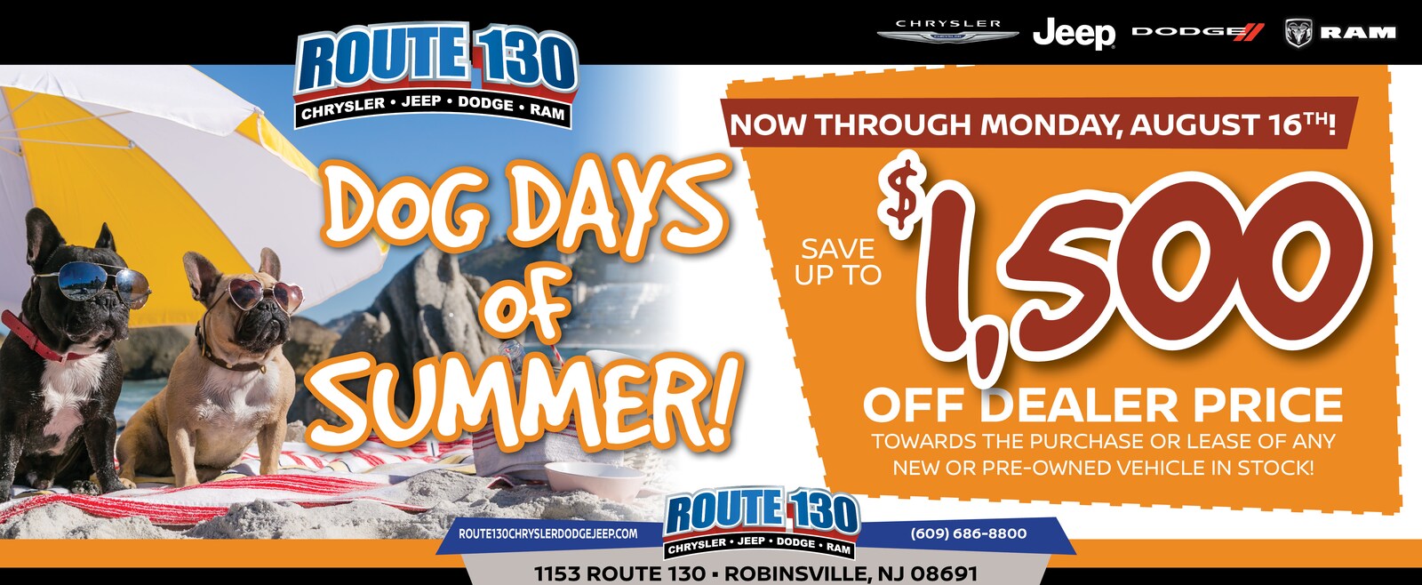 Route 130 Chrysler Dodge Jeep Ram New Dodge, Jeep, Chrysler, Ram