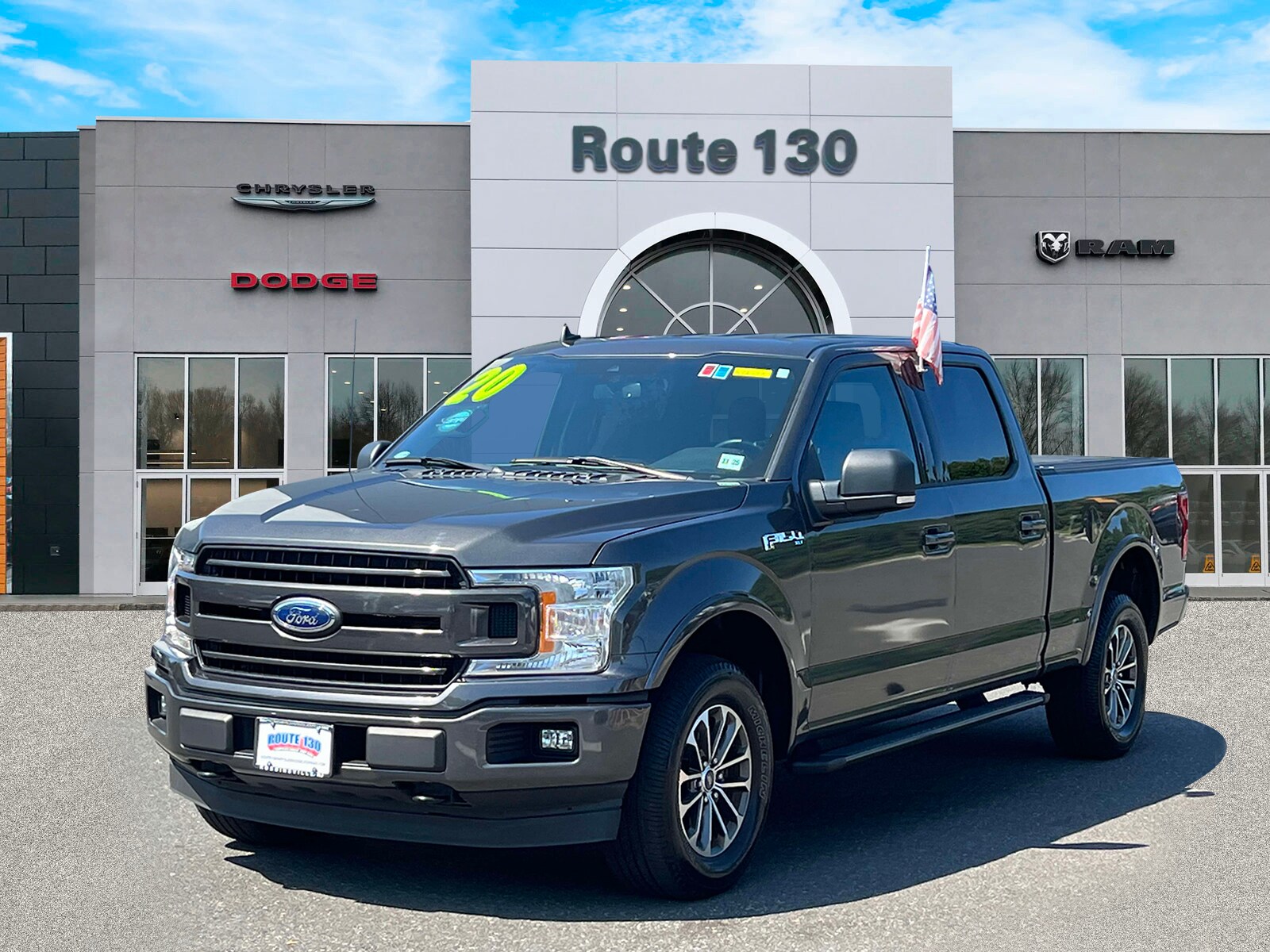 Used 2020 Ford F-150 XLT with VIN 1FTFW1E46LKD93764 for sale in Robbinsville, NJ