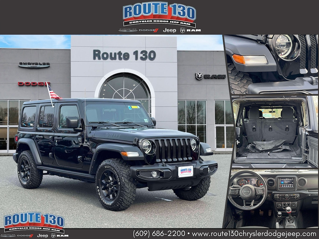 Used 2021 Jeep Wrangler Unlimited Willys 4x4 SUV