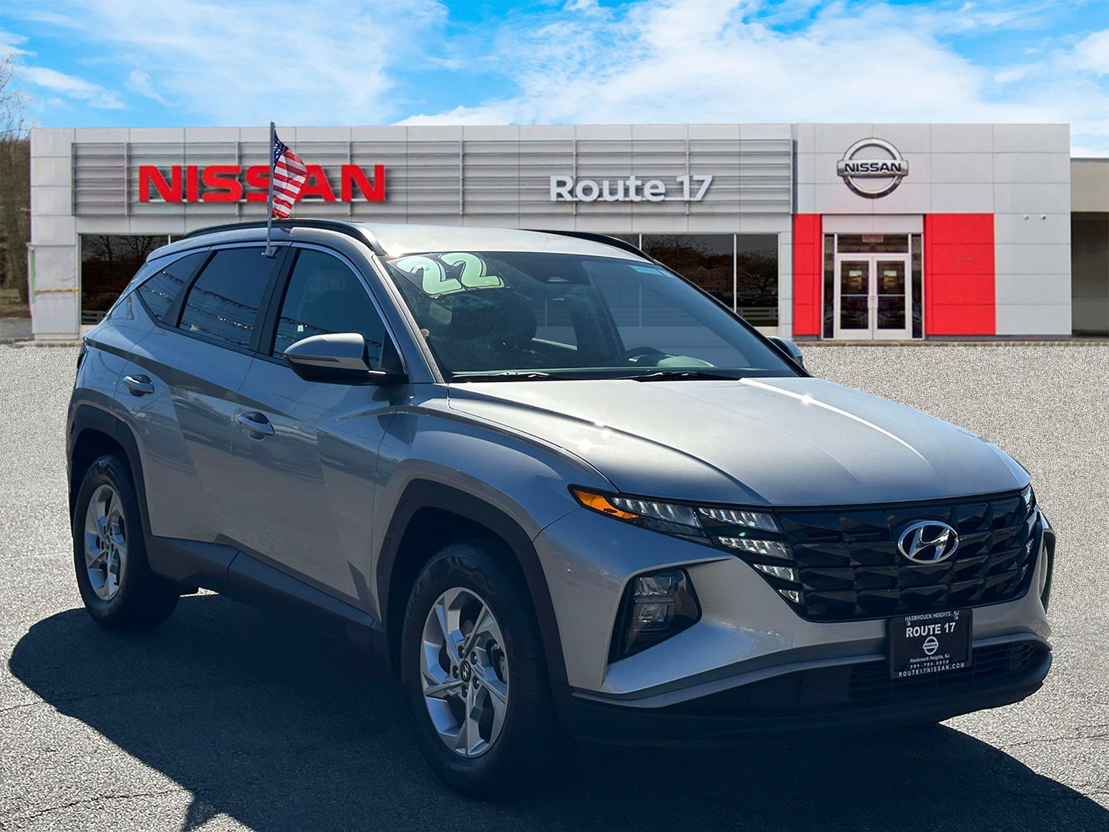 Used 2022 Hyundai Tucson SEL with VIN 5NMJBCAE8NH115074 for sale in Hasbrouck Heights, NJ