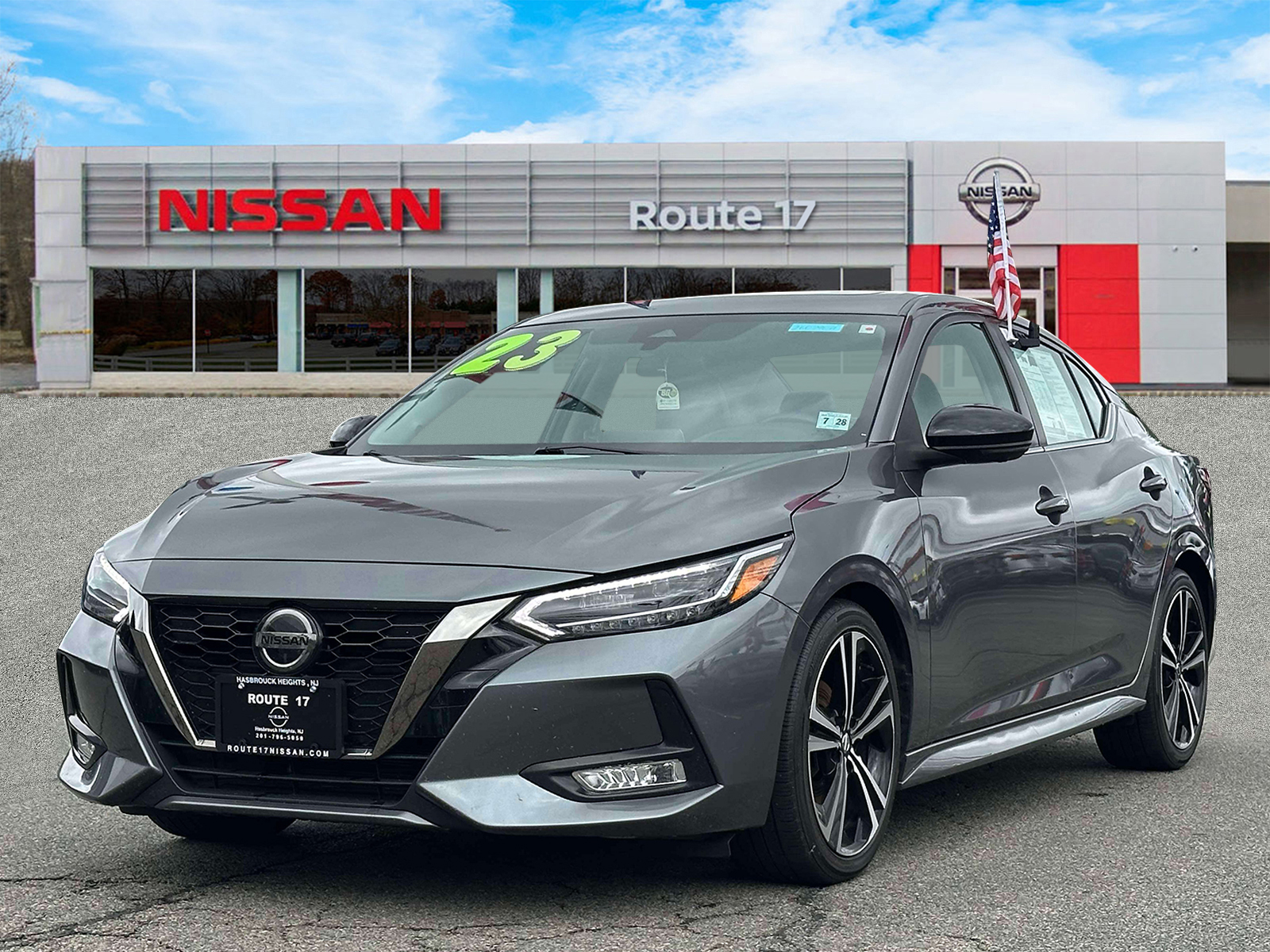 Used 2023 Nissan Sentra SR with VIN 3N1AB8DV4PY293004 for sale in Hasbrouck Heights, NJ