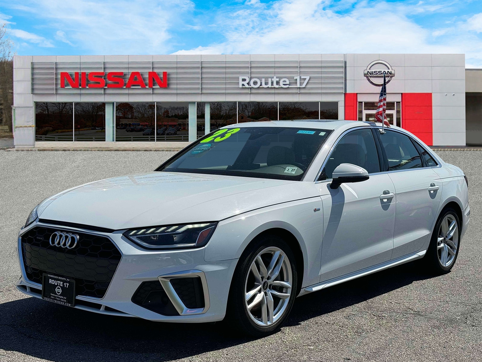 Used 2023 Audi A4 Premium Plus with VIN WAUEAAF45PN006275 for sale in Hasbrouck Heights, NJ