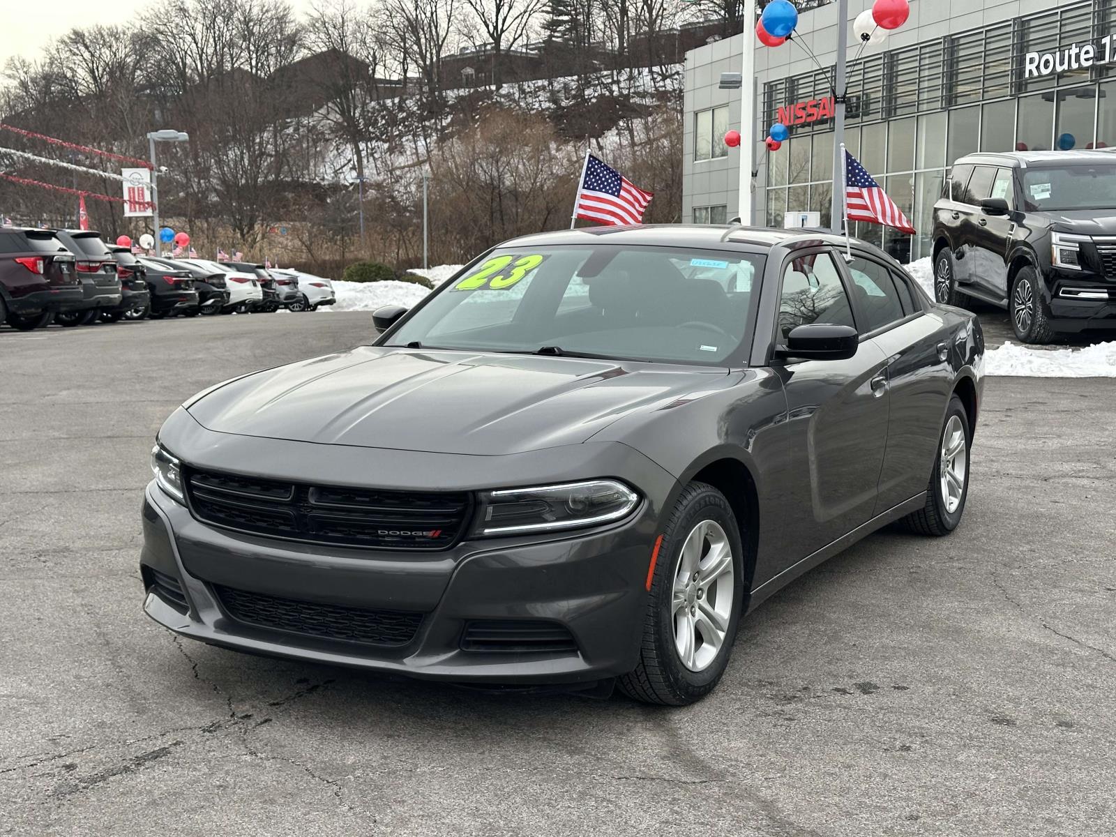 Used 2023 Dodge Charger SXT with VIN 2C3CDXBG2PH630780 for sale in Hasbrouck Heights, NJ