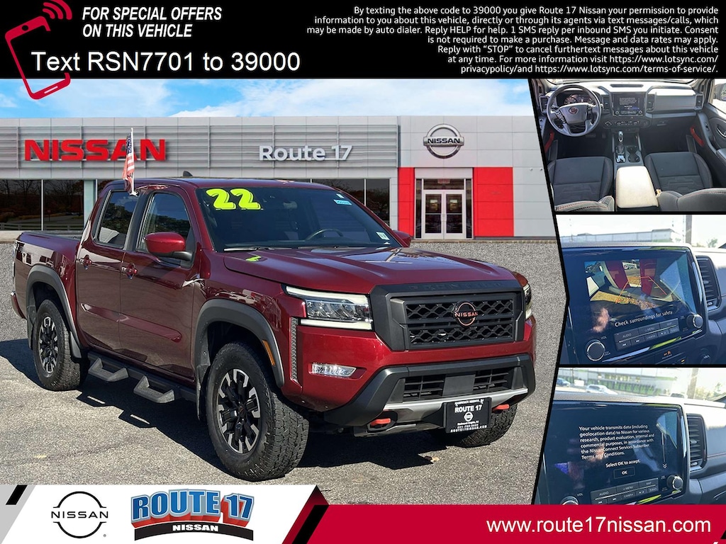 Used 2022 Nissan Frontier PRO-4X Truck Crew Cab