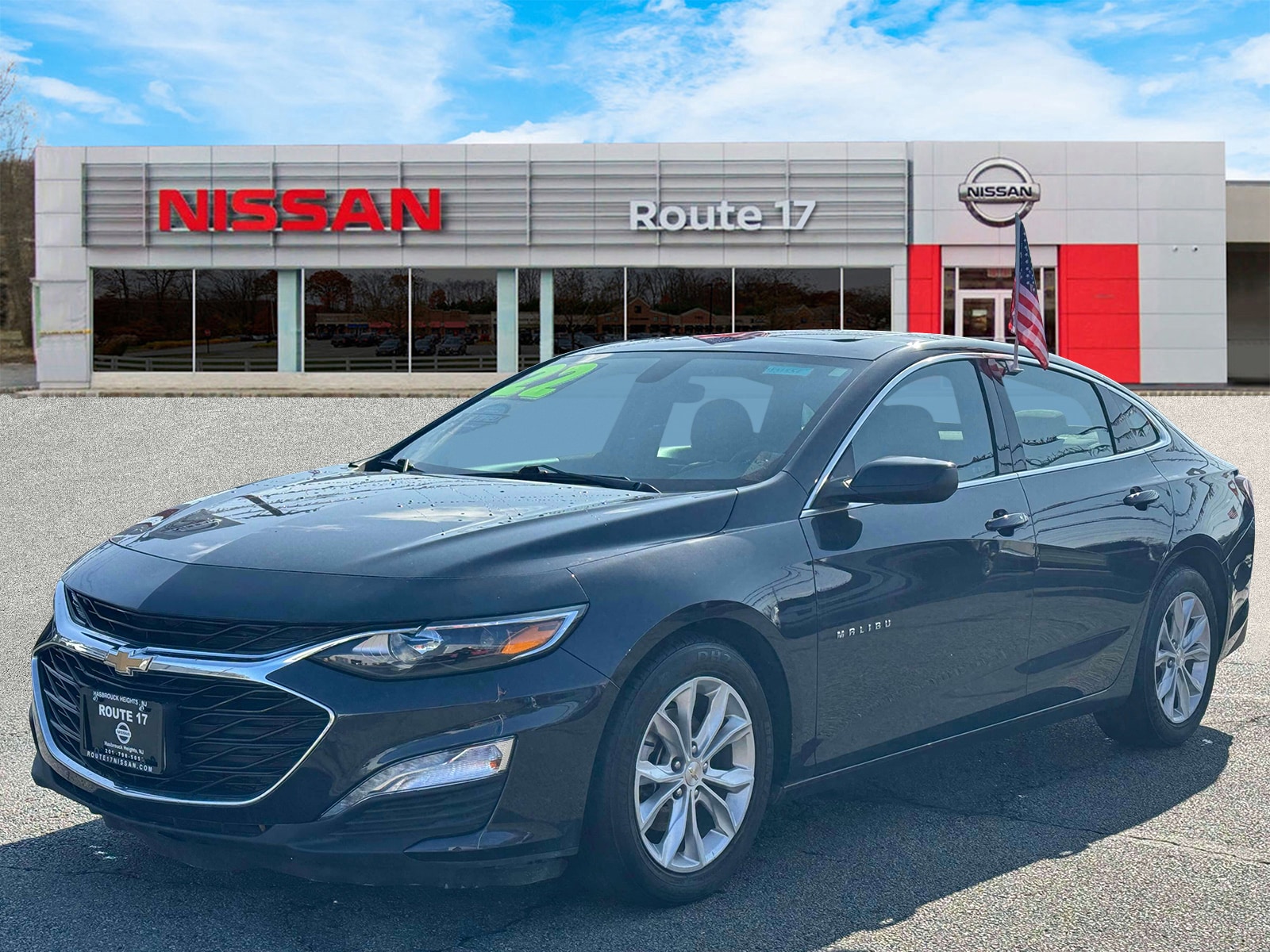 Used 2022 Chevrolet Malibu 1LT with VIN 1G1ZD5ST9NF141453 for sale in Hasbrouck Heights, NJ