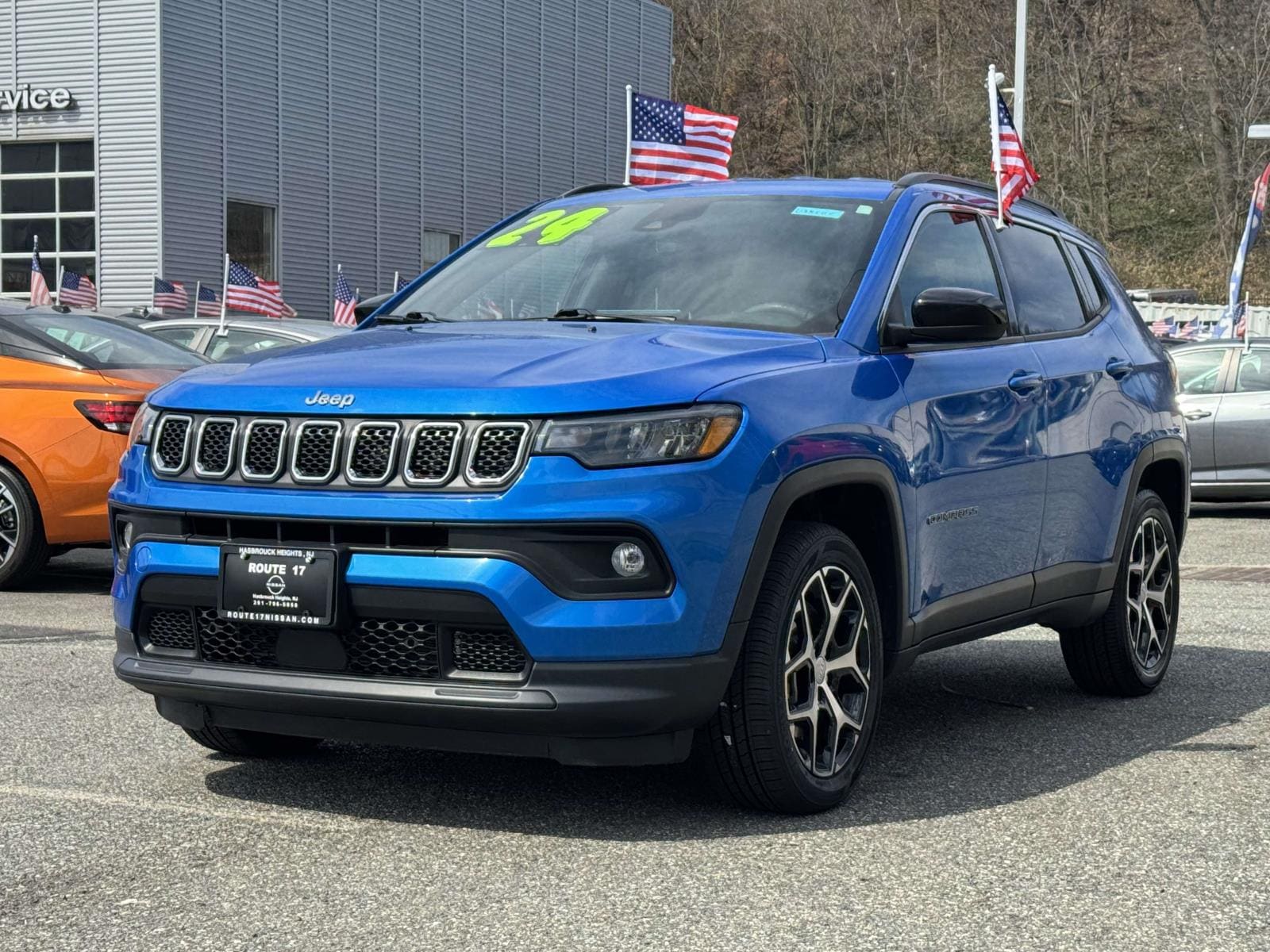 Used 2024 Jeep Compass Latitude with VIN 3C4NJDBN6RT603375 for sale in Hasbrouck Heights, NJ