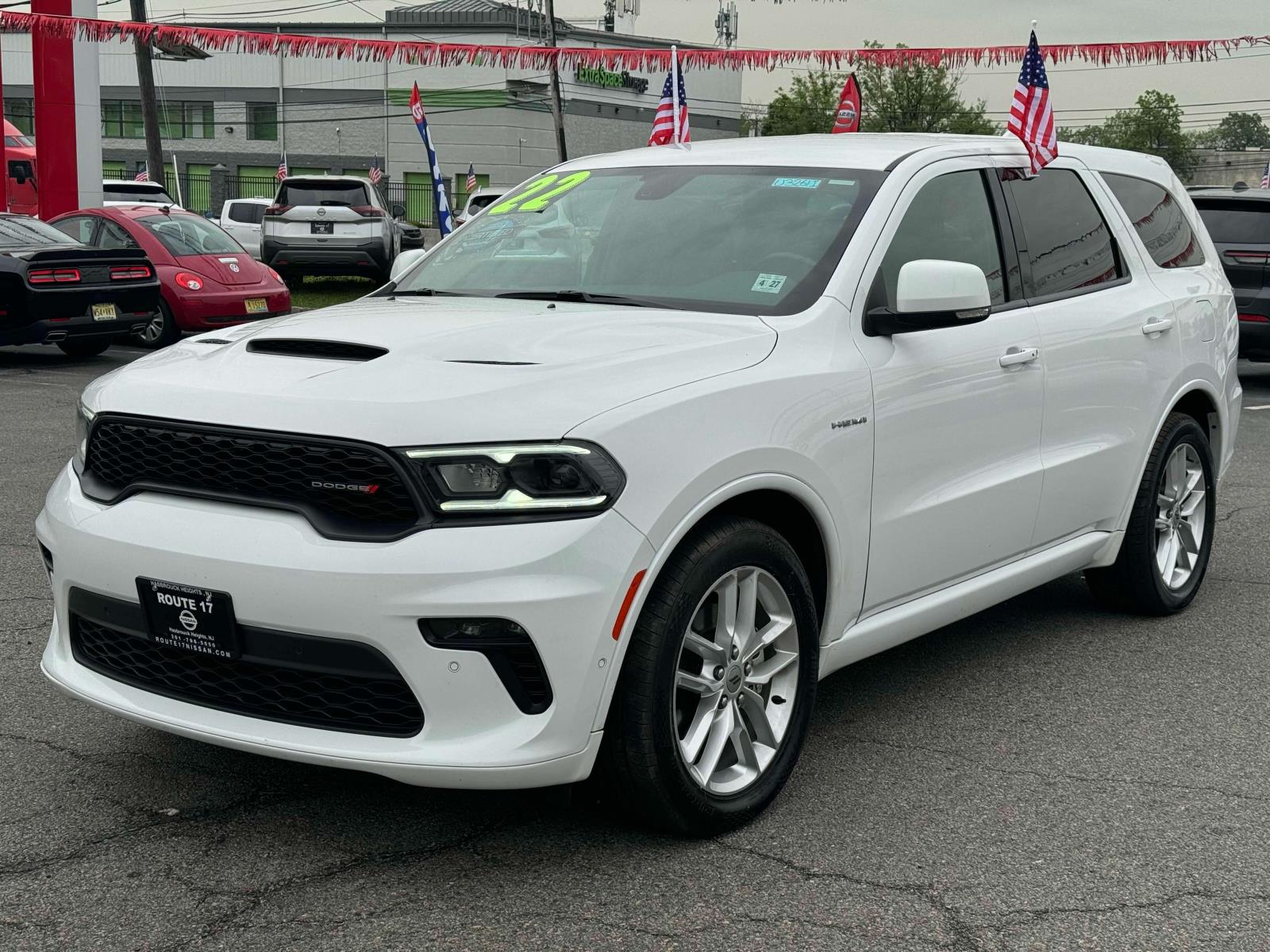 Used 2022 Dodge Durango R/T with VIN 1C4SDJCT9NC227900 for sale in Hasbrouck Heights, NJ