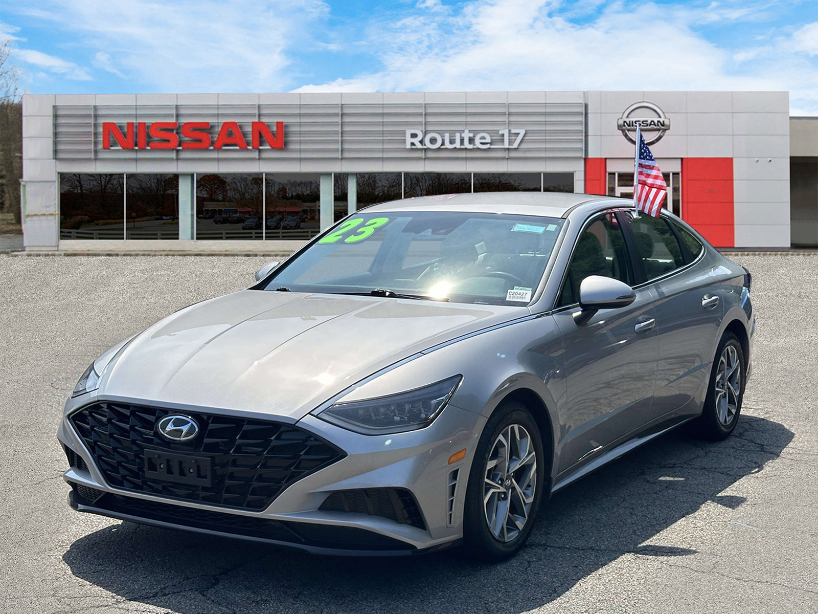 Used 2023 Hyundai Sonata SEL with VIN KMHL64JA5PA321591 for sale in Hasbrouck Heights, NJ