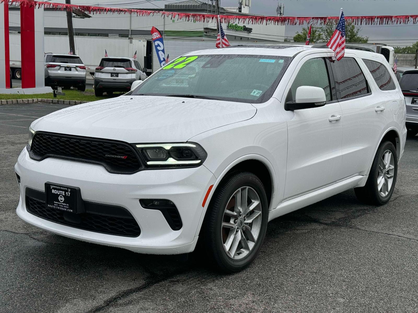 Used 2022 Dodge Durango GT Plus with VIN 1C4RDJDG4NC107583 for sale in Hasbrouck Heights, NJ