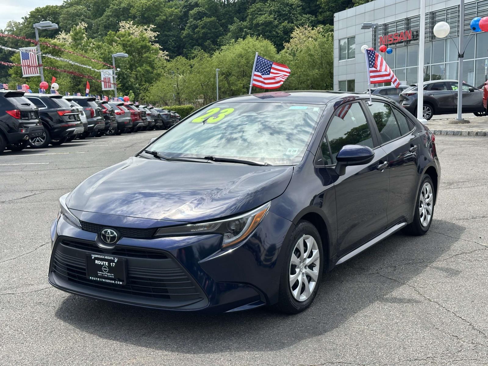 Used 2023 Toyota Corolla LE with VIN 5YFB4MDE8PP036187 for sale in Hasbrouck Heights, NJ