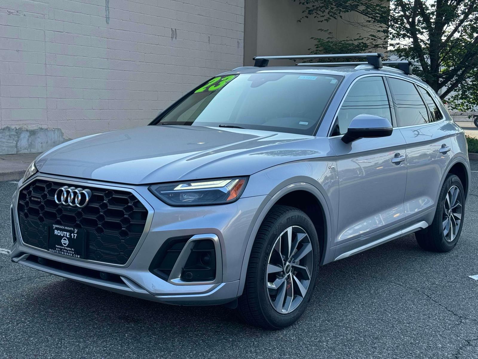 Used 2023 Audi Q5 Premium Plus with VIN WA1EAAFY2P2124883 for sale in Hasbrouck Heights, NJ